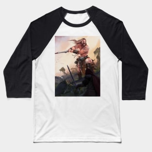 Citadel of Seven Swords Vertical Baseball T-Shirt